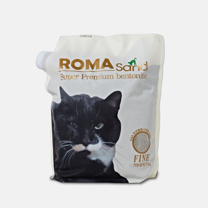 로패밀리,[ROMA]로마샌드 파인(가는입자) 7kg 고양이모래,로패밀리,미국 와이오밍주
